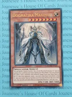 BLMM-EN129 Dogmatika Maximus Ultra Rare Yu-Gi-Oh Card 1st Edition New - Image 1