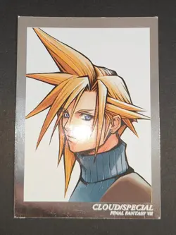 Final Fantasy 7 Art Museum Trading Card SP 139 Cloud Strife VII Japanese eb143 - Image 2