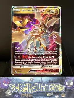 Pokemon Card Ultra Necrozma GX SM126 Black Star Promo Half Art Standard Size NM - Image 1
