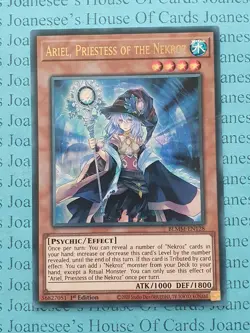 BLMM-EN128 Ariel, Priestess of the Nekroz Ultra Rare Yu-Gi-Oh Card 1st Edit New - Image 1