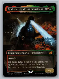 MTG SPANISH Buy-A-Box Promos Godzilla, King of the Monsters - Zilortha #275 Foil - Image 1