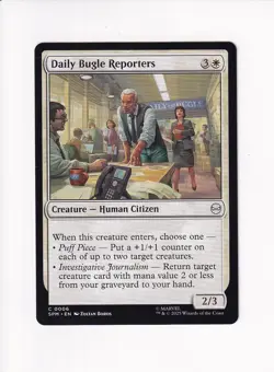 MAGIC THE GATHERING MTG MARVEL'S SPIDER-MAN DAILY BUGLE REPORTERS (#1) - Image 1