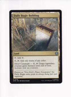 MAGIC THE GATHERING MTG MARVEL'S SPIDER-MAN DAILY BUGLE BUILDING (#3) - Image 1