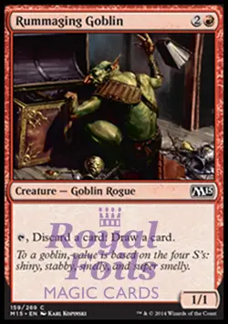 Rummaging Goblin 4x FOIL MTG M15 Core Set Common MINT red - Image 1