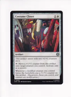 MAGIC THE GATHERING MTG MARVEL'S SPIDER-MAN COSTUME CLOSET - Image 1