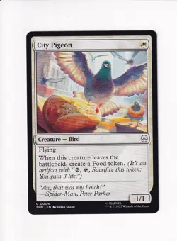 MAGIC THE GATHERING MTG MARVEL'S SPIDER-MAN CITY PIGEON (#2) - Image 1
