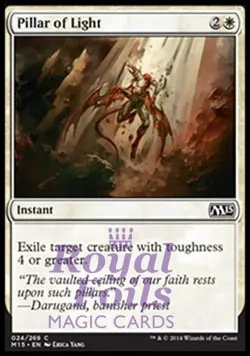Pillar of Light 4x FOIL MTG M15 Core Set Common MINT white - Image 1