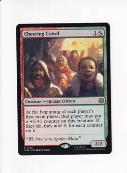 MAGIC THE GATHERING MTG MARVEL'S SPIDER-MAN CHEERING CROWD - Image 1