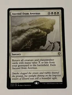 MTG Ascend from Avernus - Commander Legends: Battle for Baldur's Gate NM - Image 1