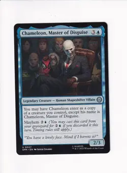 MAGIC THE GATHERING MTG MARVEL'S SPIDER-MAN CHAMELEON, MASTER OF DISGUISE - Image 1