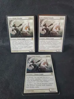 3x Silverblade Paladin Avacyn Restored 2xNM 1xLP MTG Magic The Gathering See Pic - Image 1