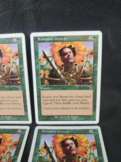4x Rampant Growth NM-LP 7th Edition Magic The Gathering MTG TCG White Playset - Image 2