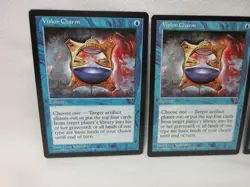 VISION CHARM X3 MAGIC THE GATHERING VISIONS VINTAGE MTG CARD #391 - Image 3