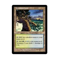 WOTC MtG Apocalypse Yavimaya Coast (R) VG - Image 1