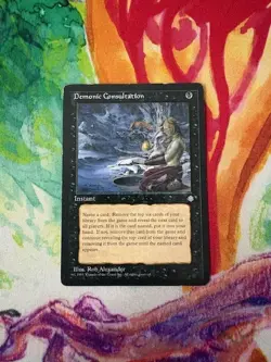 Demonic Consultation Ice Age MAGIC THE GATHERING MTG - Image 1