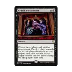 WOTC MTG Commander 2016 Cruel Entertainment (R) EX - Image 1