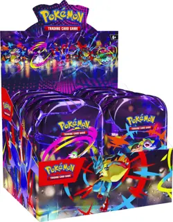 POKEMON MEGA HEROES MINI TIN 4-BOX CASE - Image 1