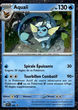 Carte Pokemon AQUALI SVP 168 PROMO HOLO Ecarlate et Violet EV8.5 FR NEUF - Image 1