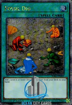Yugioh Fossil Dig Quarter Century Secret Rare RA01-EN053 - Image 1