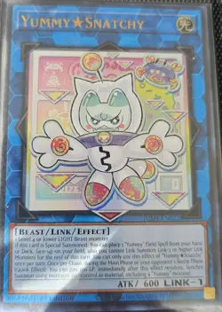 Yugioh! - Yummy Snatchy - Ultra Rare - JUSH-EN022 - 1'st Edition - NM/M - Image 1