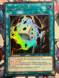 YuGiOh Cards Battles of Legend Relentless First Edition BLRR ULTRA SECRET RARE - Image 4