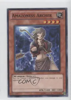 Amazoness Archer YuGiOh Gold Series 3 Limited Edition Box Collection #GLD3-EN003 - Image 1