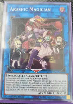 Yugioh Akashic Magician SHVA-EN052 Super Rare 1st Ed NM - Image 1