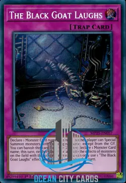 Yugioh MP25-EN057 The Black Goat Laughs Prismatic Secret Rare 1st Edition - Image 3