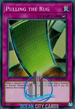 Yugioh OP23-EN011 Pulling The Rug Super Rare - Image 1