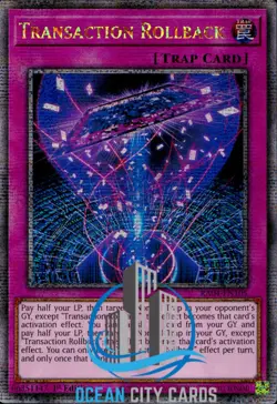 Yugioh Transaction Rollback 1st Ed Quarter Century RA04-EN105 - Image 1