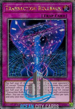 Yugioh Transaction Rollback 1st Ed Quarter Century RA04-EN105 - Image 3