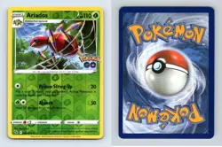 Ariados #7/78 SWSH Pokemon GO Reverse Holo Uncommon 2022 TCG Card - Image 1