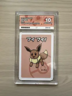 Eevee ACE 10 GEM MINT Old Maid Japanese Babanuki Pokemon Card (ALL 10s) - Image 1