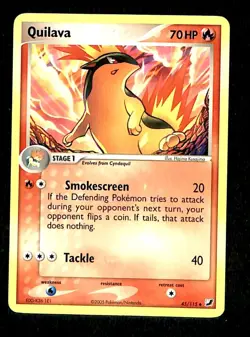 Quilava Unseen Forces NM, 45/115 Pokemon Card - Image 1