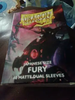 Dragon Shield Small Card Sleeves - Dual Matte - Fury - Image 1