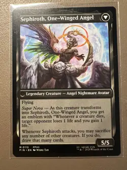 MTG, FF | Sephiroth, Fabled SOLDIER/Sephiroth, One-Winged Angel | Non-Foil - Image 2