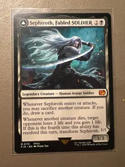 MTG, FF | Sephiroth, Fabled SOLDIER/Sephiroth, One-Winged Angel | Non-Foil - Image 5