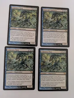 4 Cemetery Puca Shadowmoor MTG NM Free shipping with tracking - Image 1