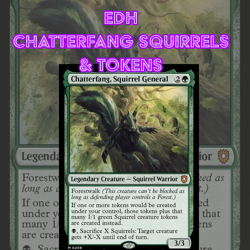 EDH - Chatterfang Squirrels & Tokens, MTG Commander Deck, Golgari, Bracket 2 - Image 1