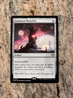 Darksteel Monolith - MTG -Commander Masters #0743- NM - Image 1