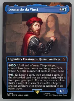 Leonardo da Vinci (Borderless) Universes Beyond: Assassin's Creed Regular - Image 1