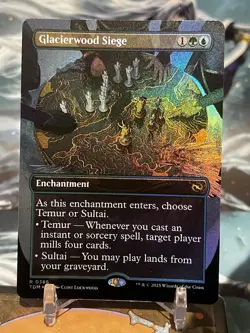 MTG | Glacierwood Siege (Borderless) [Tarkir: Dragonstorm] ✨FOIL✨ - Image 1