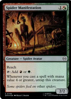 NM - Spider Manifestation C ( Foil ) Marvel's Spider-Man 148 - Image 1