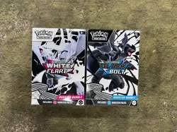 Pokemon TCG S&V Black Bolt & White Flare Booster Bundle (1x Each) - IN HAND - Image 1
