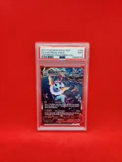 Vaporeon Vmax 182 Premium Collection Pokemon PSA 9 - Image 1