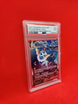 Vaporeon Vmax 182 Premium Collection Pokemon PSA 9 - Image 3