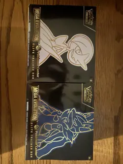 Pokemon Center Mega Evolution Gardevoir & Lucario ETB Bundle (1 of each) In Hand - Image 1