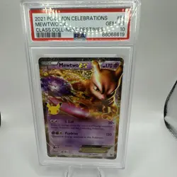 2021 Pokemon Celebrations Classic Mewtwo EX Holo #54/99 - PSA 10 (GEM MINT) - Image 4