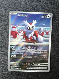Delibird Illustration Rare Mega Evolution IR MEG 152/132 Near Mint Pokemon TCG - Image 1