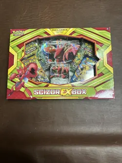 2017 NEW SEALED Pokemon Scizor EX Box Collection Factory Sealed Pokemon Center - Image 1